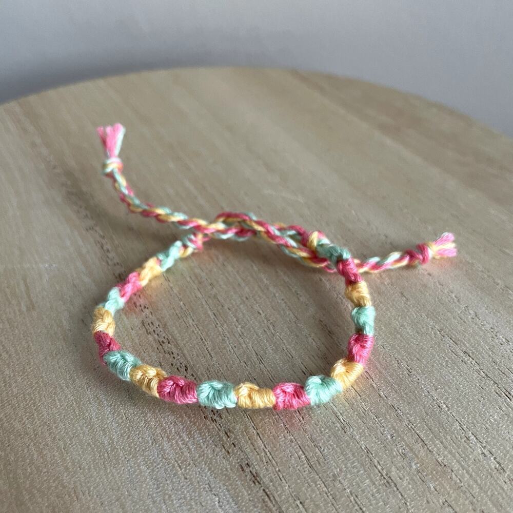 Indi Bracelet anklet trendy comfortable tie embroidery thread woven gift
